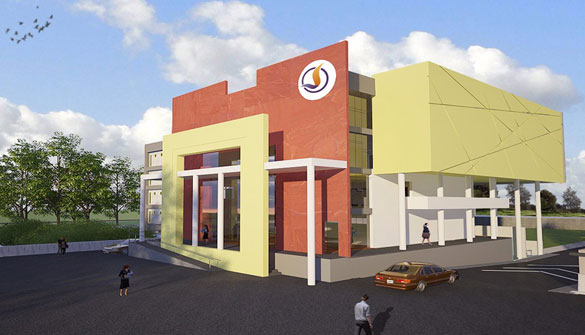 Seth M.R. Jaipuria School campus at Lakhimpur